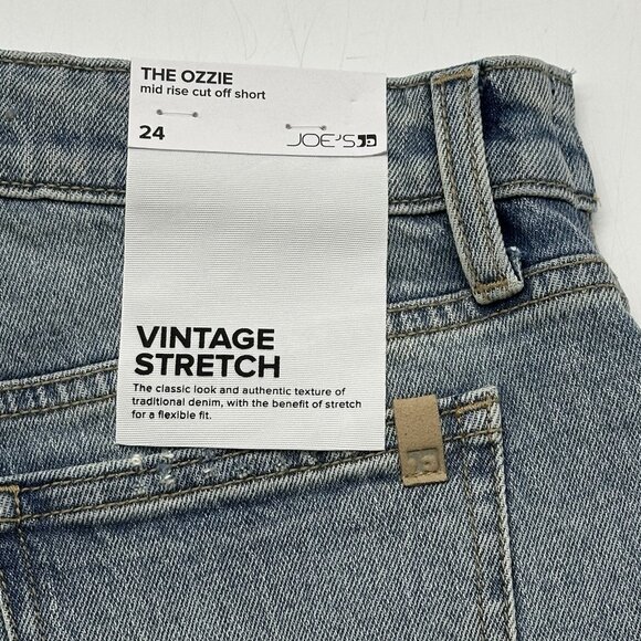 Joe's Jeans The Ozzie Women’s Size 24 Mid Rise Maternity Denim Jean Shorts NWT - Picture 10 of 10